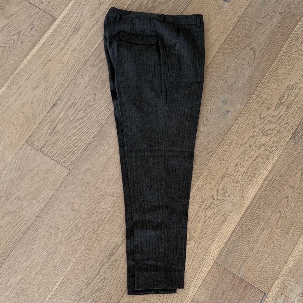 John Varvatos Charcoal Pinstripe Dress Pants